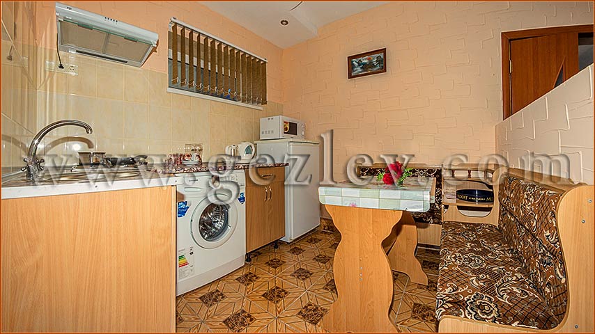 кухня в номере Apartaments №27 в пансионате Арсенал